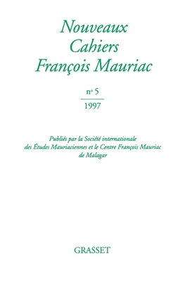 Nouveaux cahiers Francois Mauriac n°05 [French] 2246539617 Book Cover