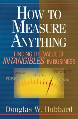 How to Measure Anything: Finding the Value of "... 0470110120 Book Cover