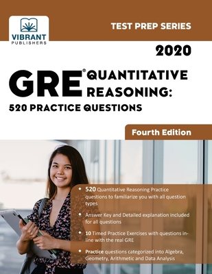 GRE Quantitative Reasoning: 520 Practice Questions 1946383880 Book Cover