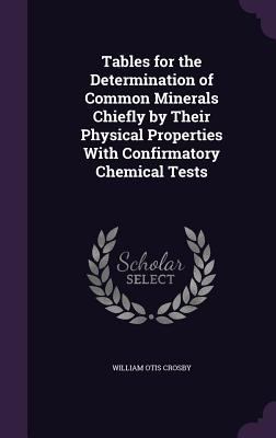 Tables for the Determination of Common Minerals... 1356326609 Book Cover