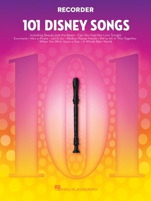 101 Disney Songs for Recorder 1705137261 Book Cover
