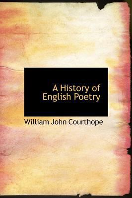 A History of English Poetry 1115893254 Book Cover