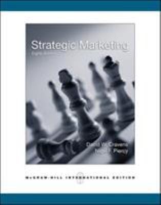 Strategic Marketing 0071244328 Book Cover