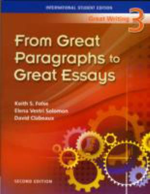 Great Writing 3: From Great Paragraphs to Great... 1424071135 Book Cover