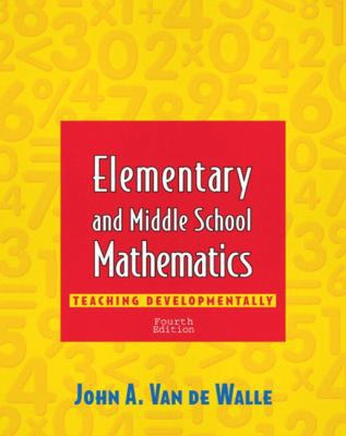 Elementary and Middle School Mathematics: Teach... 0801332532 Book Cover