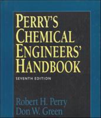 Perry's Chemical Engineers' Handbook 0071159827 Book Cover