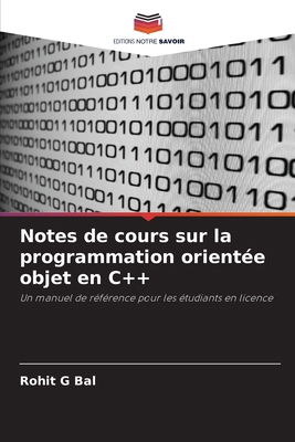 Notes de cours sur la programmation orientée ob... [French] 6202498331 Book Cover
