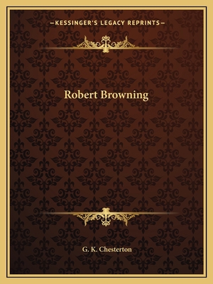 Robert Browning 1162615966 Book Cover