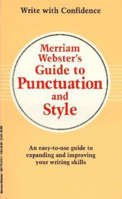Merriam-Webster's Guide to Punctuation and Style 0877799121 Book Cover