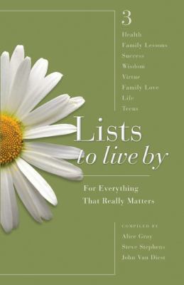 Lists to Live By: The Third Collection: For Eve... 1590524349 Book Cover