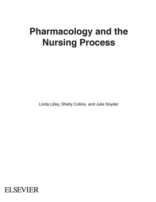 Pharmacology and the Nursing Process 0323442536 Book Cover