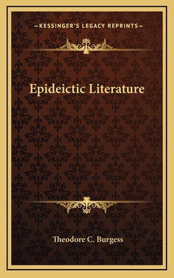 Epideictic Literature 1163505773 Book Cover