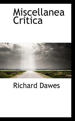 Miscellanea Critica 0559842724 Book Cover