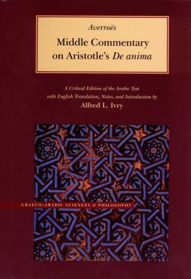 Middle Commentary on Aristotle's de Anima B0047MBDTO Book Cover