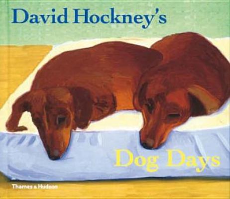 David Hockney's Dog Days 0500238340 Book Cover