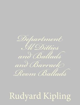 Department Al Ditties and Ballads and Barrack R... 1490556230 Book Cover