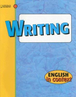 Writing (English in Context) 156254358X Book Cover