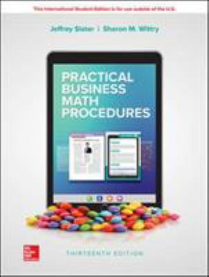 Practical Business Math Procedures 1260566625 Book Cover