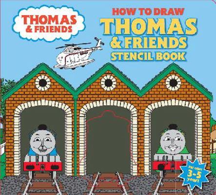 Spiral-bound How to Draw Thomas and Friends - Stencil Book (Thomas & Friends) [Board book] Book