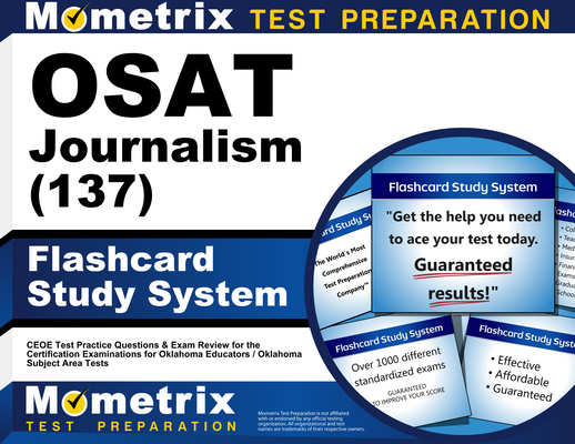 OSAT Journalism (137) Flashcard Study System: C... 1516709934 Book Cover