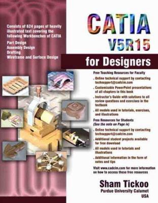 CATIA V5R15 for Designers 1932709118 Book Cover