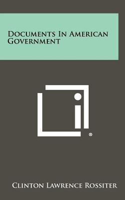 Documents in American Government 1258309165 Book Cover