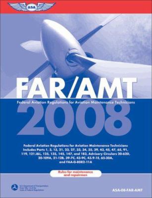 FAR/AMT: Federal Aviation Regulations for Aviat... 1560276576 Book Cover