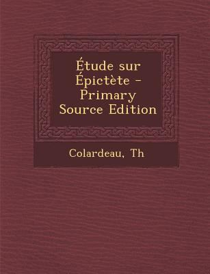 ?tude sur ?pict?te [French] 1293062693 Book Cover
