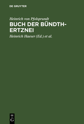 Buch der Bündth-Ertznei [German] 3111302369 Book Cover