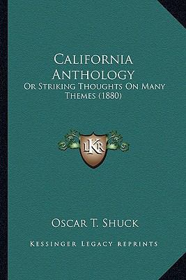 California Anthology: Or Striking Thoughts On M... 116391939X Book Cover