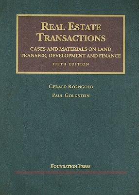 Real Estate Transactions, Cases and Materials o... 1599412098 Book Cover