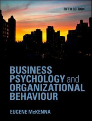 Business Psychology and Organizational Behaviour B01MG44W7C Book Cover