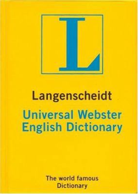 Langenscheidt Universal Dictionary Webster English 0887291902 Book Cover