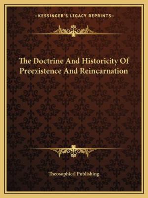 The Doctrine And Historicity Of Preexistence An... 116282896X Book Cover