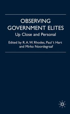 Observing Government Elites: Up Close and Personal 0230008402 Book Cover