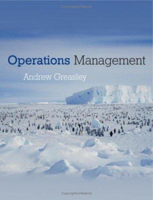 Operations Management 0470012099 Book Cover