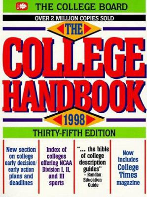 The College Handbook 1998 (35th ed) 0874475619 Book Cover