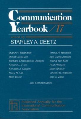 Communication Yearbook: Volume 17 0803954336 Book Cover