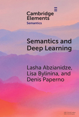 Semantics and Deep Learning 1009542397 Book Cover