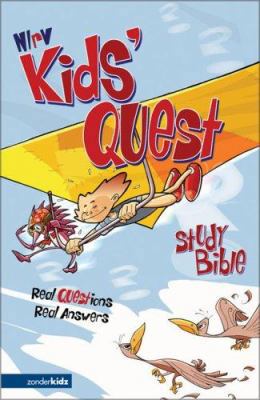NIrV Kids' Quest Study Bible: Real Questions, R... 0310708796 Book Cover