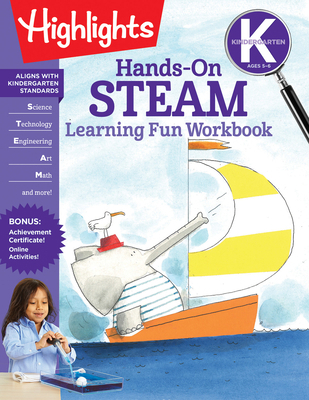 Kindergarten Hands-On Steam Learning Fun Workbook 1644721872 Book Cover