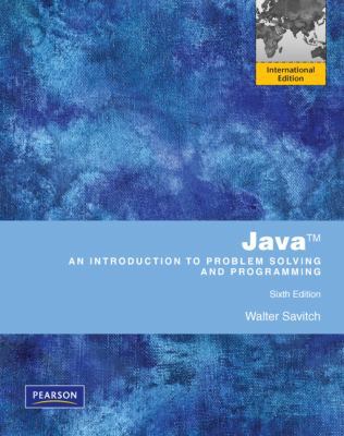 Java An Introduction to Problem Solving & Progr... 0273751425 Book Cover
