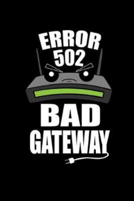 Paperback Notizbuch: Router 502 Gateway Internet Nerd Geek Geschenk 120 Seiten, 6X9 (Ca. A5), Punktraster [German] Book