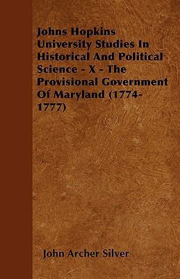 Johns Hopkins University Studies In Historical ... 1445578220 Book Cover