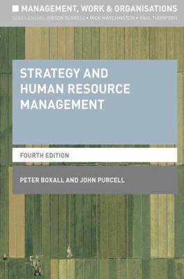 Strategy and Human Resource Management 1137407638 Book Cover