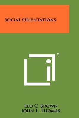 Social Orientations 1258193213 Book Cover