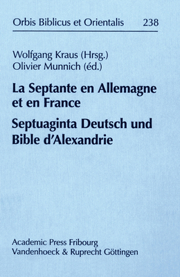 La Septante En Allemagne Et En France / Septuag... [French] 3525534574 Book Cover