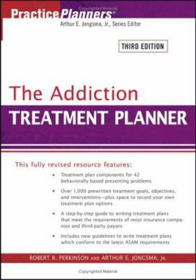 The Addiction Treatment Planner 0471725447 Book Cover