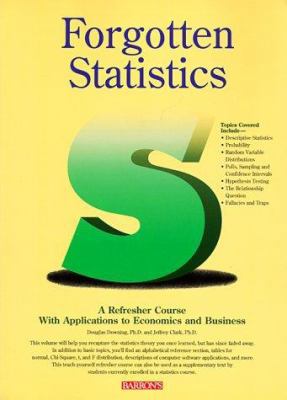 Forgotten Statistics: A Self-Teaching Refresher... 0812097130 Book Cover