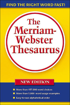 The Merriam-Webster Thesaurus 0756953960 Book Cover
